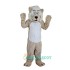 Beige Lion Beard Moustache Uniform, Beige Lion Beard Moustache Mascot Costume