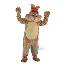Beige Rabbit Uniform Bunny Uniform, Beige Rabbit Costume Bunny Mascot Costume