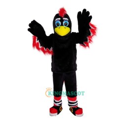 Black Eagle Cartoon Uniform, Black Eagle Cartoon Mascot Costume