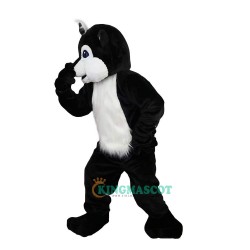 Black Raccoon Cartoon Uniform, Black Raccoon Cartoon Mascot Costume
