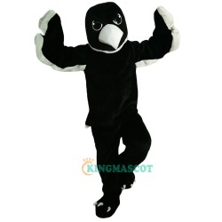 Black White Eagle Cartoon Uniform, Black White Eagle Cartoon Mascot Costume
