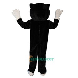 Black and White Cat Cartoon Uniform, Black and White Cat Cartoon Mascot Costume