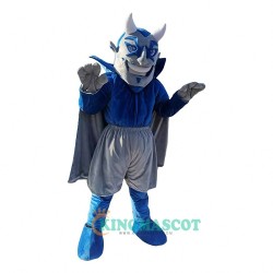 Blue Devils Cartoon Uniform, Blue Devils Cartoon Mascot Costume