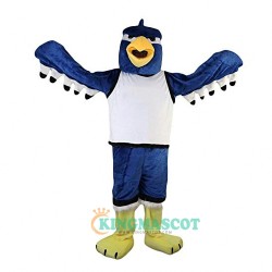 Blue Eagle Cartoon Uniform, Blue Eagle Cartoon Mascot Costume