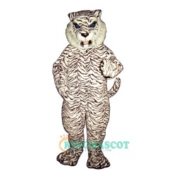 Blue Eyed White Tiger Uniform, Blue Eyed White Tiger Mascot Costume
