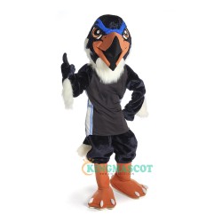 Blue Hawk Uniform, Blue Hawk Mascot Costume