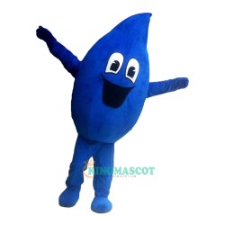 Blue Water Droplets Cartoon Uniform, Blue Water Droplets Cartoon Mascot Costume
