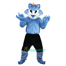 Blue Wolf Cartoon Uniform, Blue Wolf Cartoon Mascot Costume