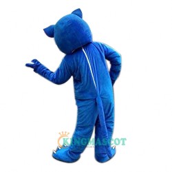 Blue Wolf Leopard Cartoon Uniform, Blue Wolf Leopard Cartoon Mascot Costume