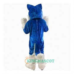 Blue Wolf Uniform, Blue Wolf Mascot Costume