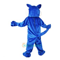 Blue Wolf Wolfish Cartoon Uniform, Blue Wolf Wolfish Cartoon Mascot Costume
