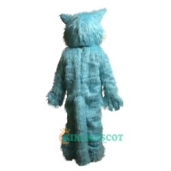 Blue big mouth Wolf Uniform, Blue big mouth Wolf Mascot Costume