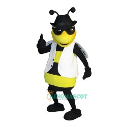 Glasses Handsome Bee Uniform, Glasses Handsome Bee Mascot Costume