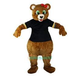 Brown Bear Cartoon Uniform, Brown Bear Cartoon Mascot Costume