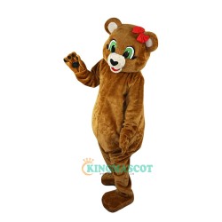 Brown Bear Cartoon Uniform, Brown Bear Cartoon Mascot Costume
