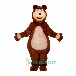 Brown Bear Uniform, Brown Bear Mascot Costume