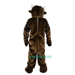 Brown Bull Ox Cow Cartoon Uniform, Brown Bull Ox Cow Cartoon Mascot Costume