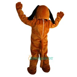 Brown Dog Cartoon Uniform, Brown Dog Cartoon Mascot Costume