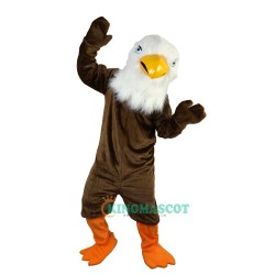 Brown Eagle Bird Cartoon Uniform, Brown Eagle Bird Cartoon Mascot Costume