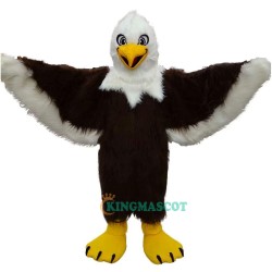 Brown Eagle Uniform, Brown Eagle Long Wool High Quality Cartoon Mascot Costume