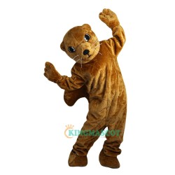 Brown Groundhog Gophers Cartoon Uniform, Brown Groundhog Gophers Cartoon Mascot Costume