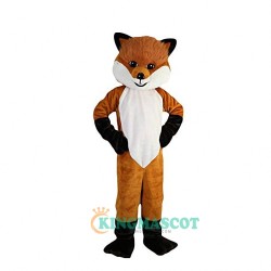 Brown Hairy Fox Uniform, Brown Hairy Fox Mascot Costume