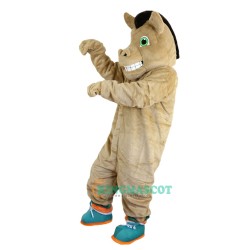 Brown Horse Cartoon Uniform, Brown Horse Cartoon Mascot Costume