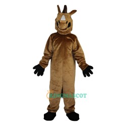 Brown Horse Cartoon Uniform, Brown Horse Cartoon Mascot Costume