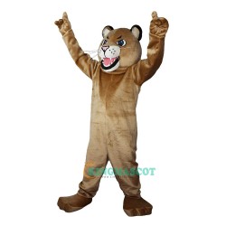 Brown Leopard Panther Cartoon Uniform, Brown Leopard Panther Cartoon Mascot Costume