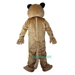 Brown Leopard Panther Cartoon Uniform, Brown Leopard Panther Cartoon Mascot Costume