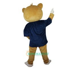 Brown Monkey Cartoon Uniform, Brown Monkey Cartoon Mascot Costume