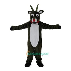 Brown Moose Elk Wapiti Deer Cartoon Uniform, Brown Moose Elk Wapiti Deer Cartoon Mascot Costume