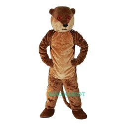 Brown Otter Uniform, Brown Otter Mascot Costume