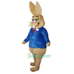 Brown Rabbit Bunny Cartoon Uniform, Brown Rabbit Bunny Cartoon Mascot Costume
