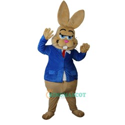 Brown Rabbit Bunny Cartoon Uniform, Brown Rabbit Bunny Cartoon Mascot Costume