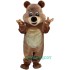 Brown Teddy Bear Uniform, Brown Teddy Bear Lightweight Mascot Costume