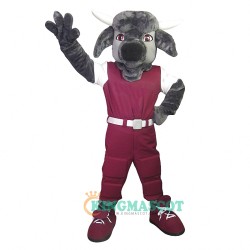 College Sports Cow Uniform, College Sports Cow Mascot Costume