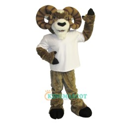 College Power Ram Uniform, College Power Ram Mascot Costume
