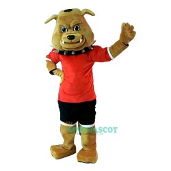Bulldog Cartoon Uniform, Bulldog Mascot Cartoon Mascot Costume