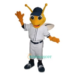 College Handsome Bee Uniform, College Handsome Bee Mascot Costume