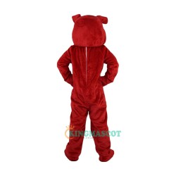 Cartoon Red Bulldog Fierce Vicious Dog Uniform, Cartoon Red Bulldog Fierce Vicious Dog Mascot Costume