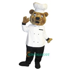 Foods Chef Bear Uniform, Foods Chef Bear Mascot Costume