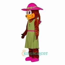 Chipmunk girl Uniform, Chipmunk girl Mascot Costume