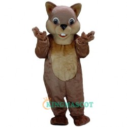 Chipper Chipmunk Uniform, Chipper Chipmunk Mascot Costume