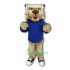 College Cute Bobcat Uniform, College Cute Bobcat Mascot Costume