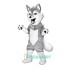 Grey Power Husky Uniform, Grey Power Husky Mascot Costume