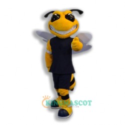 Custom Yellow Bee Uniform, Custom Yellow Bee Mascot Costume