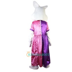 Easter Bunny Uniform Adult Size Faux Fur Shaggy Uniform, Easter Bunny Costume Adult Size Faux Fur Shaggy Mascot Costume
