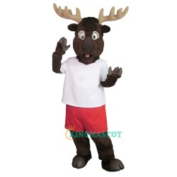 Cute College Elk Uniform, Cute College Elk Mascot Costume