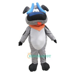 Family Life Flin Dog Uniform, Family Life Flin Dog Mascot Costume